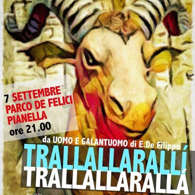 7 settembre 2017 Parco De Felici Pianella ore 21.00