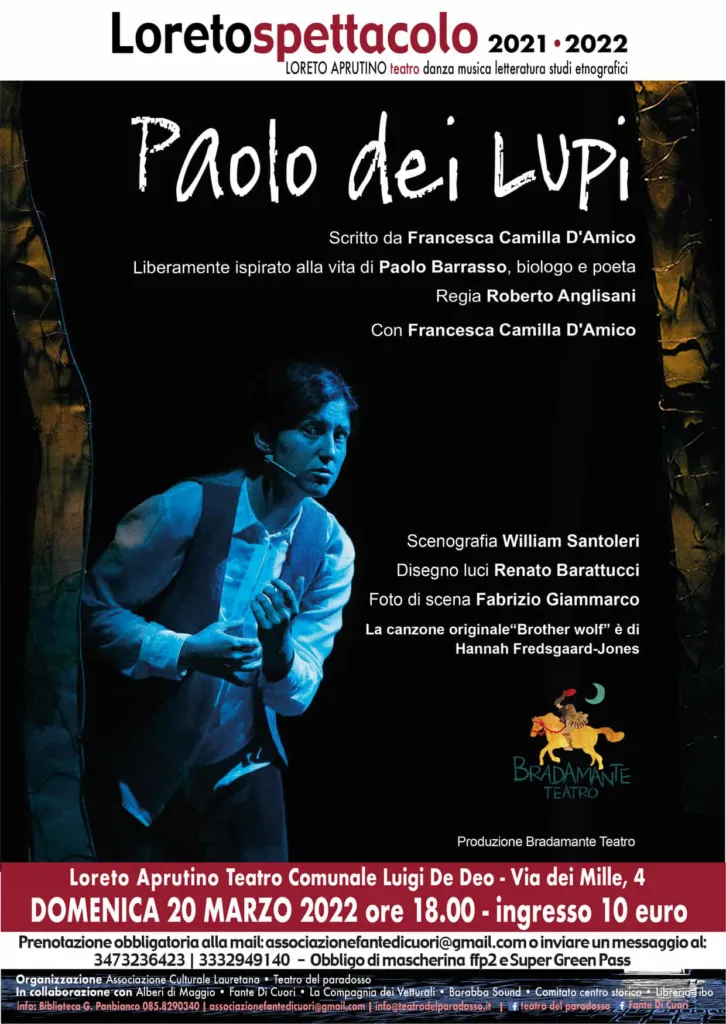 Loretospettacolo 2021 - 2022 | Domenica 20 marzo ore 18.00 Teatro De Deo Loreto Aprutino