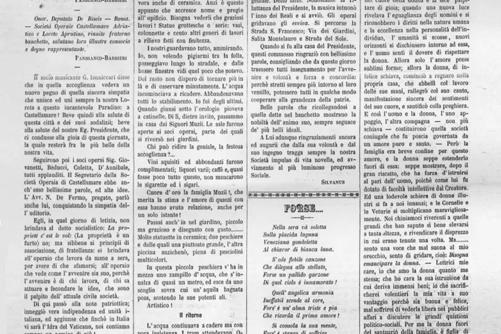Articolo de L’Aurora, 1893: auroracastellamare (2 di 2)