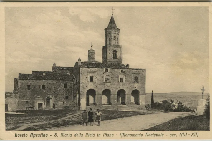 Cartolina storica di Loreto Aprutino