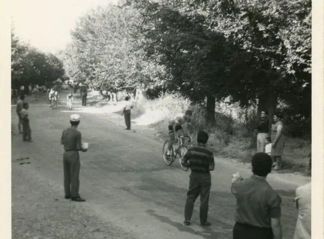 corsa ciclistica anni 60