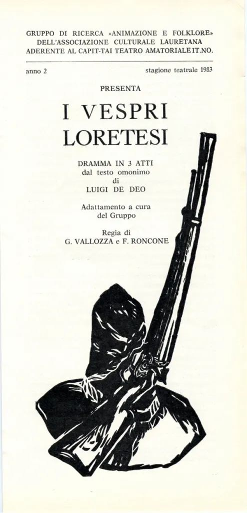 Locandina dello spettacolo I Vespri Loretesi
