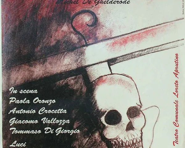 Locandina dello spettacolo Farsa della morte