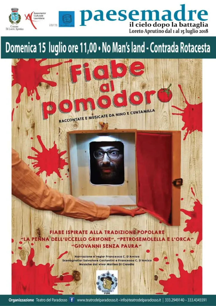 fiabe al pomodoro 15 luglio