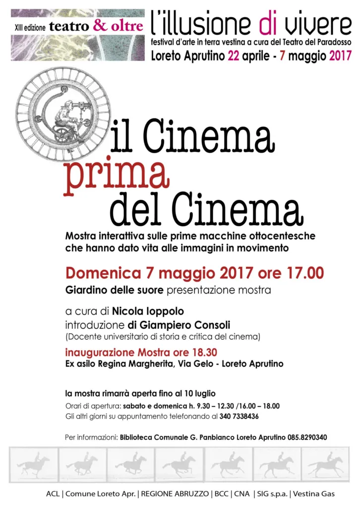 Domenica 7 maggio Il cinema prima del cinema