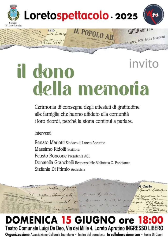 Il dono della memoria