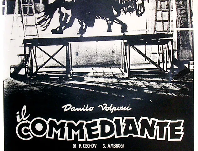 Locandina dello spettacolo Il commediante