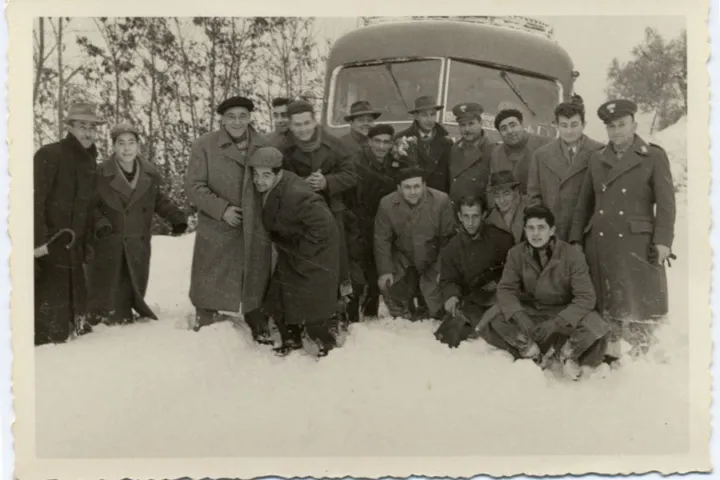 nevicata eccezionale,1956 f.to Sestili