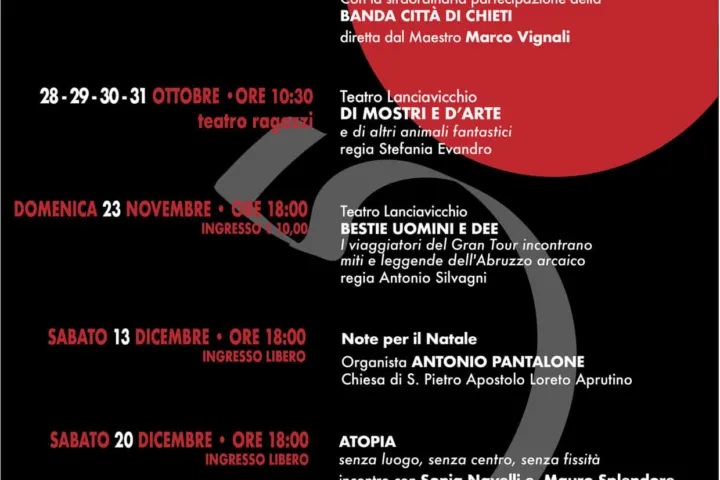 Loretospettacolo 2025: programma loreto spettacolo ottobre dicembre