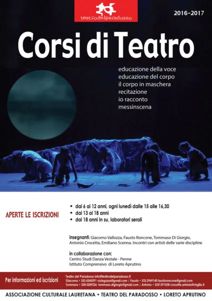 CORSI DI TEATRO 2016-2017