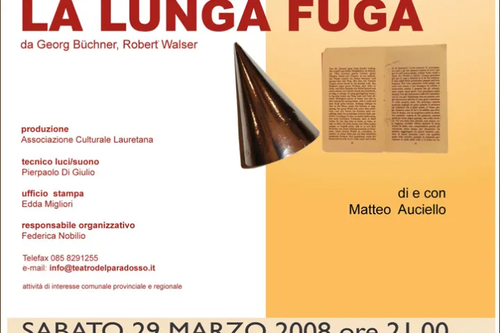 Locandina dello spettacolo La lunga fuga