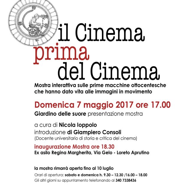 Domenica 7 maggio Il cinema prima del cinema