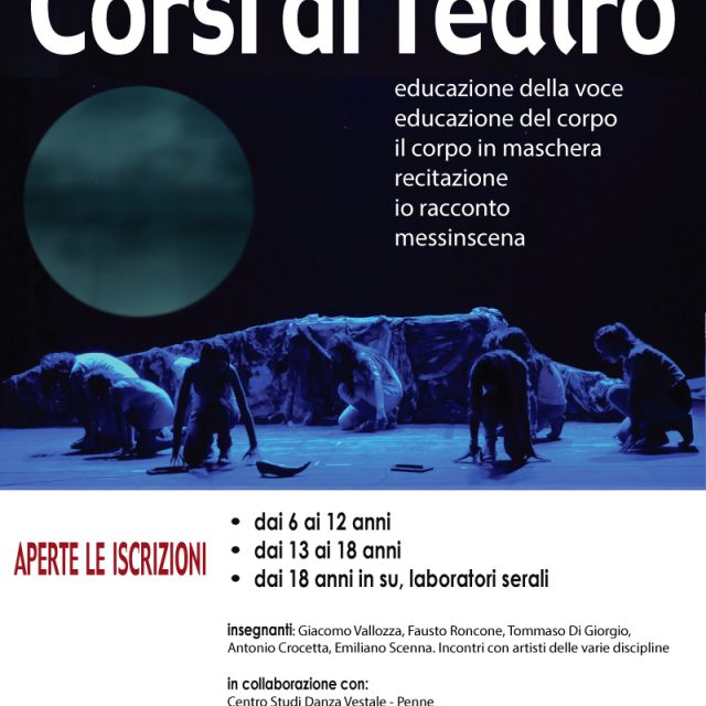 corsi di teatro 2018